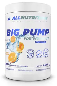 Big Pump Pre-Workout, portocală, 420 g, AllNutrition