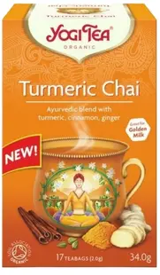 Ceai de turmeric, 17 pliculețe, Yogi Tea