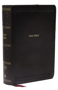 Nkjv, Reference Bible, Compact, Leathersoft, Black, Red Letter Edition, Comfort Print: Holy Bible, New King James Version