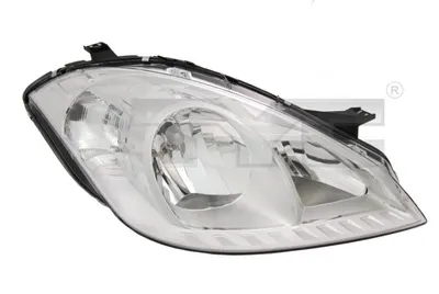 Far stanga (H7, pneumatic, fundal cromat) MERCEDES Clasa A (W169)
