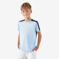 Tricou de tenis Copii guler rotund - TTS DRY JR Albastru