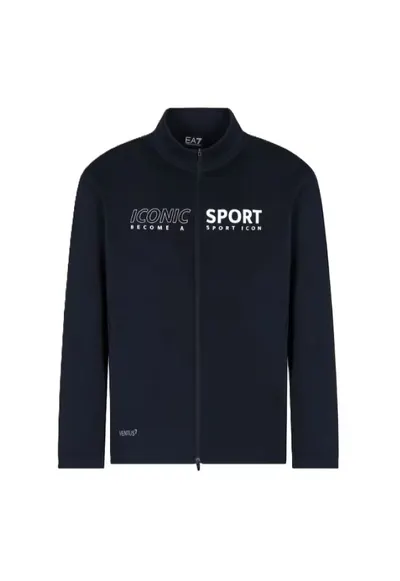 Bluza cu fermoar ARMANI BLUE SPORT M T-TOP FZ-7M000596-AF16426-UB154