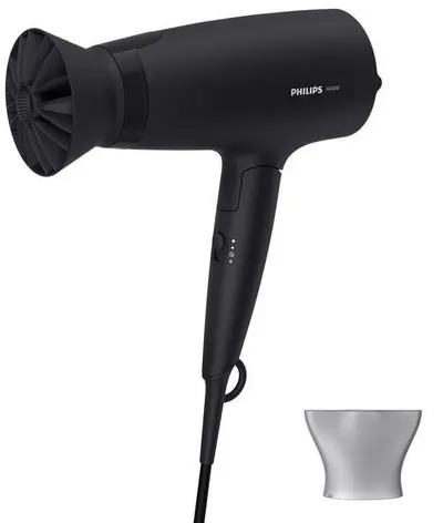 Uscător de păr Philips - BHD308/10, 1600W, 3 viteze, negru