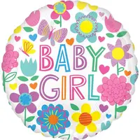 Balon folie baby girl 45 cm Amscan AM4165301