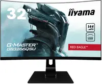 Monitor de gaming IIYAMA - G-Master GB3266QSU-B1, 31.5'', 144Hz, 1ms, VA, Curved