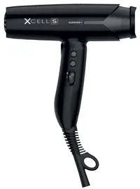 Uscător de păr profesional GammaPiu - Xcell S, 1600W, 2 viteze, negru mat