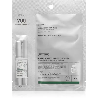 VT Cosmetics Reedle Shot 700 2-Step Mask masca intensă de întinerire pentru tratarea tenului în două faze 26.5 g