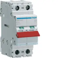 Întrerupător 2P 100A 400V 2M, pârghie roșie