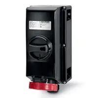 Priza interblocabilan16A 3P+E 3h 380-440V 50Hz 60Hz II 2GD 130X260MM_PAR terminal cu surub Cu interblocaj mecanic Low temperature [-50°C]