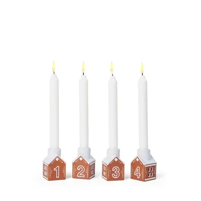 Sfeșnic pentru advent din ceramică Gingerbread – Kähler Design