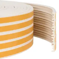 vidaXL Banda adeziva pentru feronerie Alb 9 x 4 mm 50 m Spumă EPDM