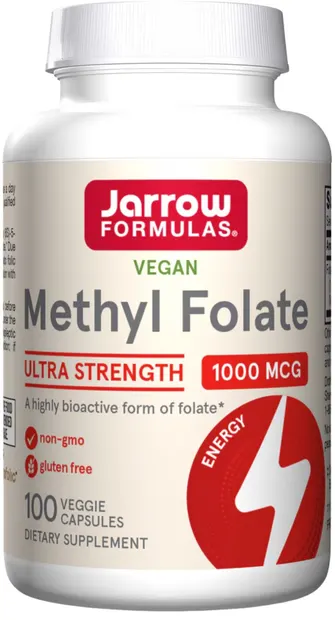 Methyl Folate, 1000 mcg, 100 capsule, Jarrow Formulas
