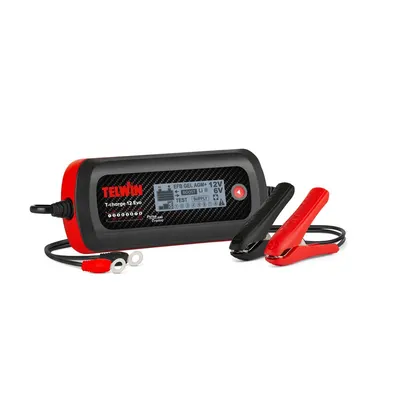 Redresor auto 6-12V Telwin T-CHARGE 12 EVO, pentru baterii WET, GEL, AGM, MF, PbCa, EFB, display LCD, cu functie de mentinere