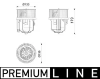 Ventilator habitaclu potrivit JAGUAR E-PACE; LAND ROVER RANGE ROVER EVOQUE, RANGE ROVER VELAR 1.5H-2.0H 09.17-
