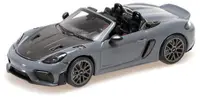 Model de colecție MINICHAMPS Modern: Mașini - Porsche Spyder RS, 2023, Grey W/Weissach Package