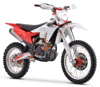 Motocicleta Cross Enduro Asix XR99, 300cc, roti 21 19 , culoare alb rosu, pornire electric
