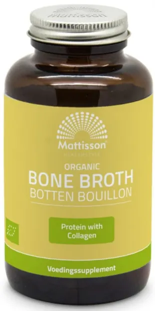 Organic Bone Broth, 180 capsule, Mattisson Healthstyle