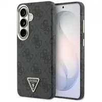 Husa MagSafe pentru Samsung Galaxy S26 S942, Guess, 4G Triangle Logo, Neagra