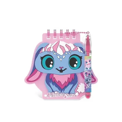 Carnețel de notițe, cu stickere si mini pix cu gel, 25 foi, personaj Agatha - Nebulous Stars