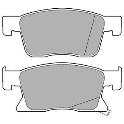 Set placute frana, frana disc DELPHI LP3237