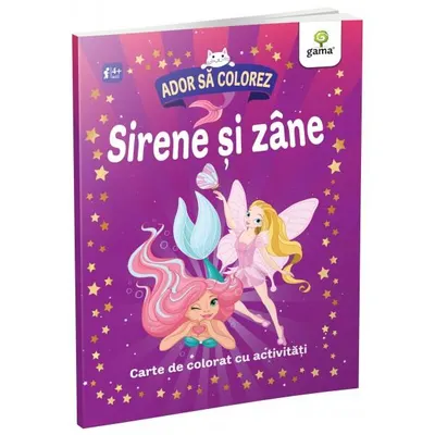 Sirene și zâne. Ador să colorez - Paperback brosat - ***