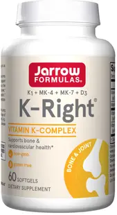 K-Right - Vitamin K Complex, 60 capsule, Jarrow Formulas