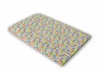 Set cearceafuri Mozaic patut bebelus 63x127 cm cu elastic din bumbac