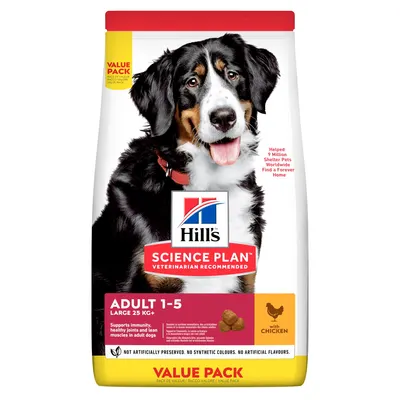 Hills SP Canine, hrana uscata pentru caini adulti de talie mare, cu pui, 18 KG VALPK