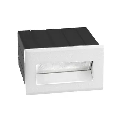 Lampa trepte KRYPTON Alb Aluminiu LED 1.5W 145Lm 3000K, 220-240 Volt 50Hz Beam 17 degrees -IP54