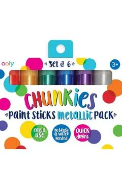 Set 6 creioane tempera solida Chunkies