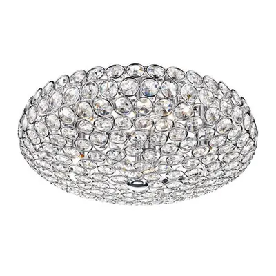 Lampa tavan Frost 5 Light Flush Crystal Polished Chrome