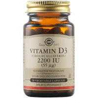 Vitamina D3 2200UI, 50 capsule, Solgar