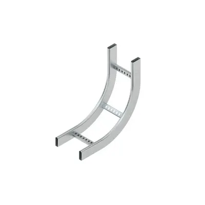 Cot interior vertical 90° vertical, constand din trepte de profil tubular ovale, inchise si sudate in profile C perforate, deschise in jos, KRCS 60.525 F