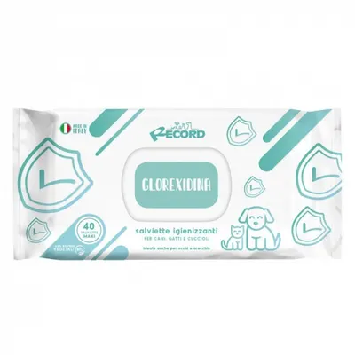 Servetele umede Record antibacteriene cu clorhexidina 40 buc pachet