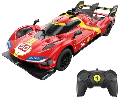 Mașinuță radiocomandată Rastar - Ferrari 499P, roşu, 1:24