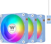 Ventilatoare Thermaltake - CT140 EX, 3 buc, 90.3 CFM, ARGB, albastru