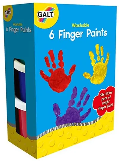 Set vopsele pentru desen cu degetele Galt – lavabile