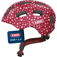 Cască copii ABUS Youn-I 2.0 Cherry Heart S (48-54 cm)