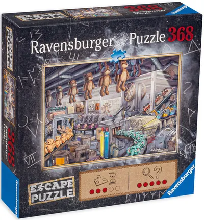 Puzzle-ghicitoare Ravensburger din 368 de piese - Fabrică de jucării