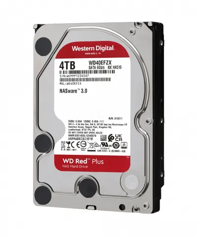 HDD WD Red Plus 4TB SATA-III 5400rpm 128mb