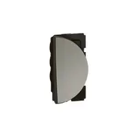 Intrerupator push-button Arteor - rotund - 1 right module - magnesium