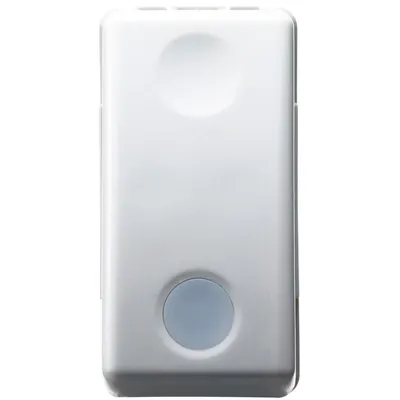 Intrerupator cap scara 1 modul cu led Gewiss System GW20577, alb