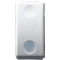 Intrerupator cap scara 1 modul cu led Gewiss System GW20577, alb