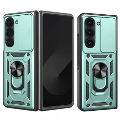 Husa pentru Samsung Galaxy Z Fold6 F956, Techsuit, CamShield, Verde