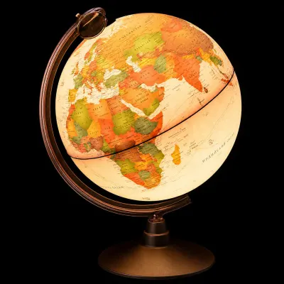 Glob geografic Marco Polo iluminat 25 cm