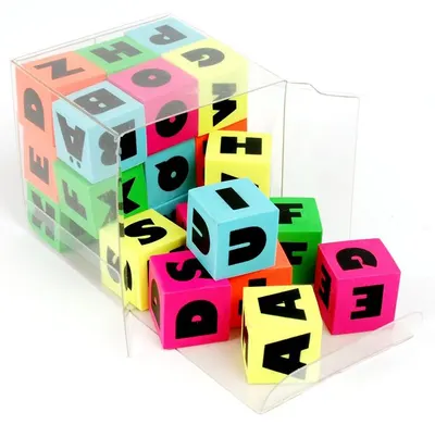 Set de radiere Sense - Alfabet, 27 buc