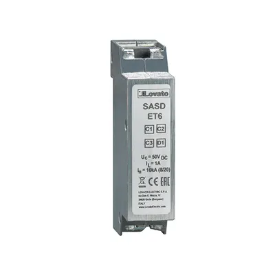 Surge Protection Device Type C2-D1 For Line Ethernet Cat. 6 - Power Over Ethernet (poe), Rated Discharge Current in (8/20μs) 10ka