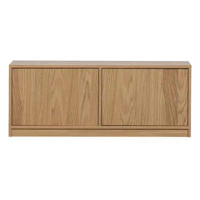 Comodă TV modulară cu aspect de lemn de stejar 110x44 cm Modulair – vtwonen