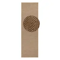 Covor tip traversă pentru interior și exterior maro 80x450 cm Nature – Hanse Home