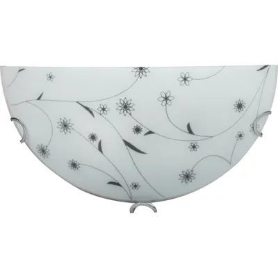 Aplica Flower Alb+Negru 1xE27 60W